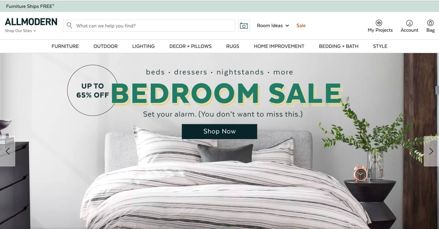 AllModern website
